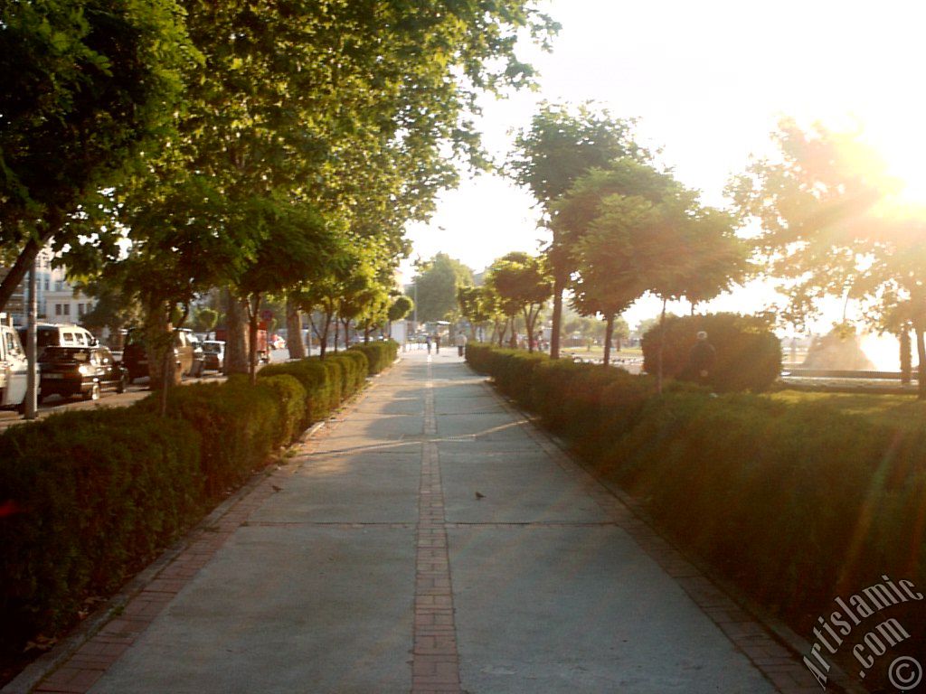 View of Yalova city in Turkey.
